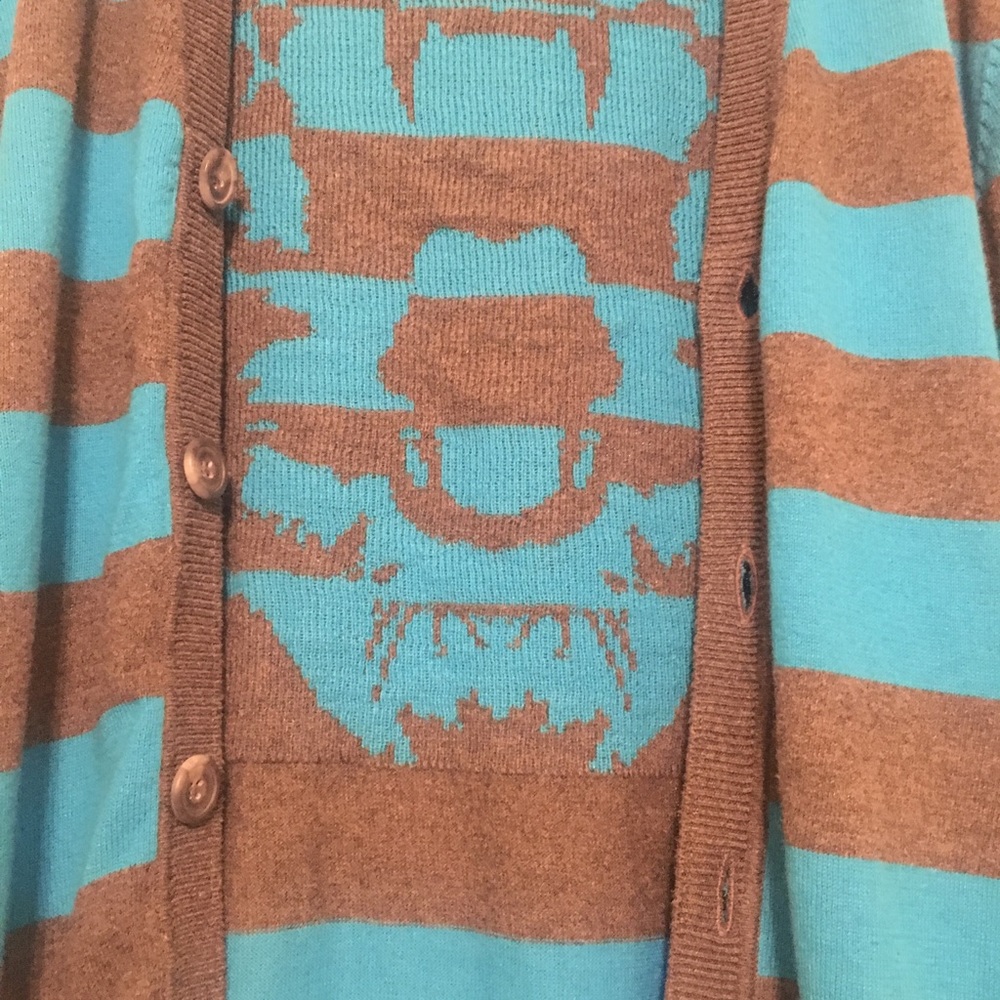 Sean John Mens Rugby Tiger Cardigan - Picture 3 of 6